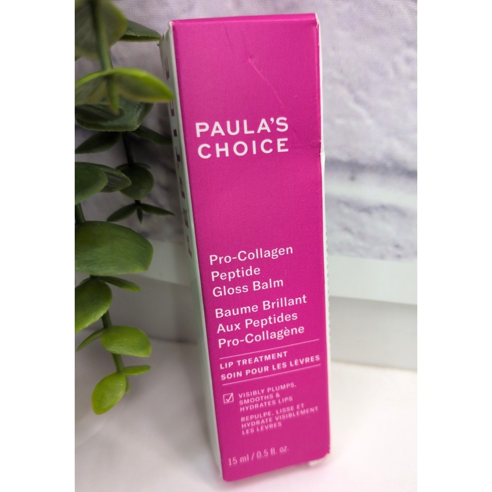 NIB😍Pro-Collagen Peptide Plumping Gloss Balm Lip Treatment 0.5oz Paula's Choice